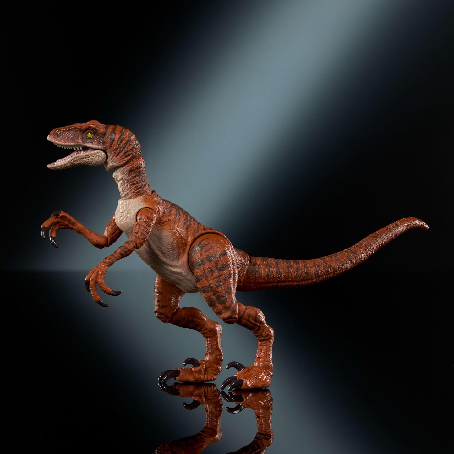 Mattel Jurassic World Hammond Collection Atrociraptor Tiger Action Figure – 13-Point Articulation