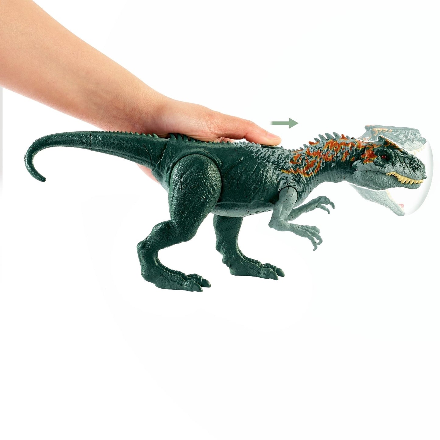 Mattel Jurassic World Roar Attack Allosaurus Camp Cretaceous — Movable Joints, Realistic Sculpting & Strike Sounds