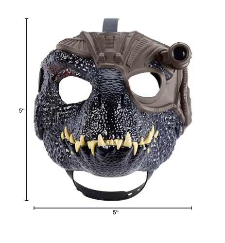 Mattel Jurassic World Indoraptor Mask with Tracking Gear | Light & Sound for Role Play