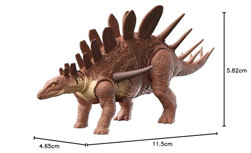 Mattel Jurassic World Camp Cretaceous Roar Attack Kentrosaurus Action Figure – Strike & Sounds