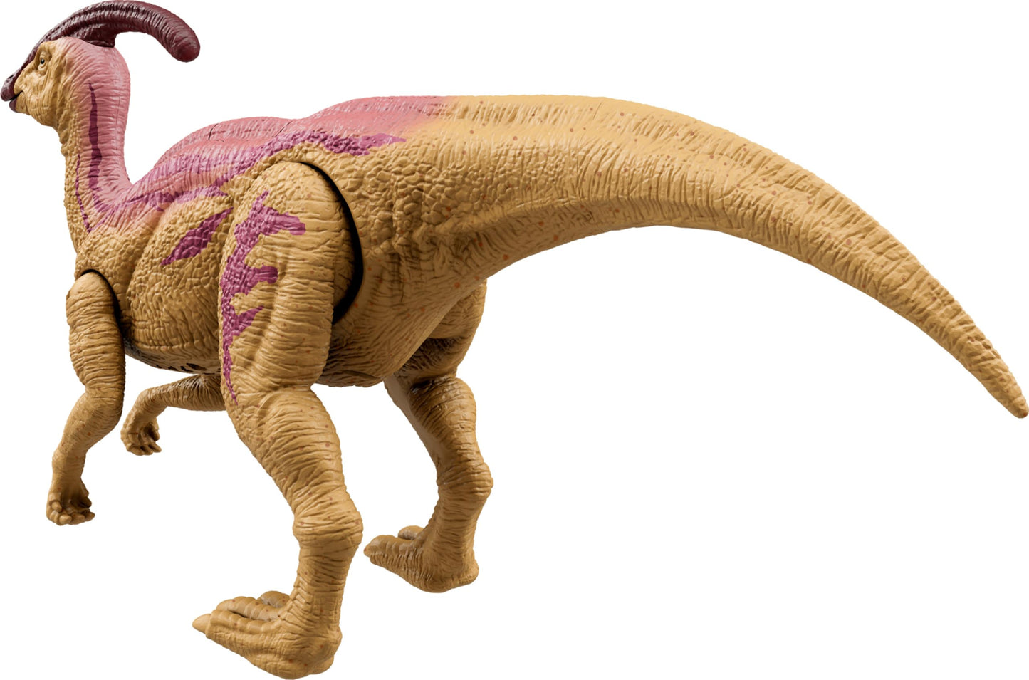 Mattel Jurassic World Wild Roar Parasaurolophus – Glow Spine Reveal, Lights & Roar Action Figure