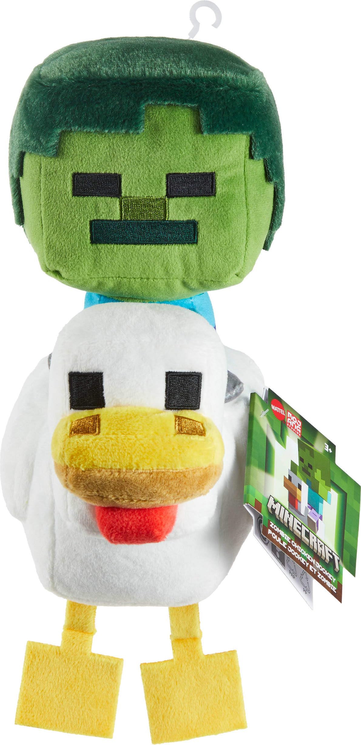 Mattel Minecraft Plush Zombie Chicken Jockey Toy – 8-Inch Collectible Plush