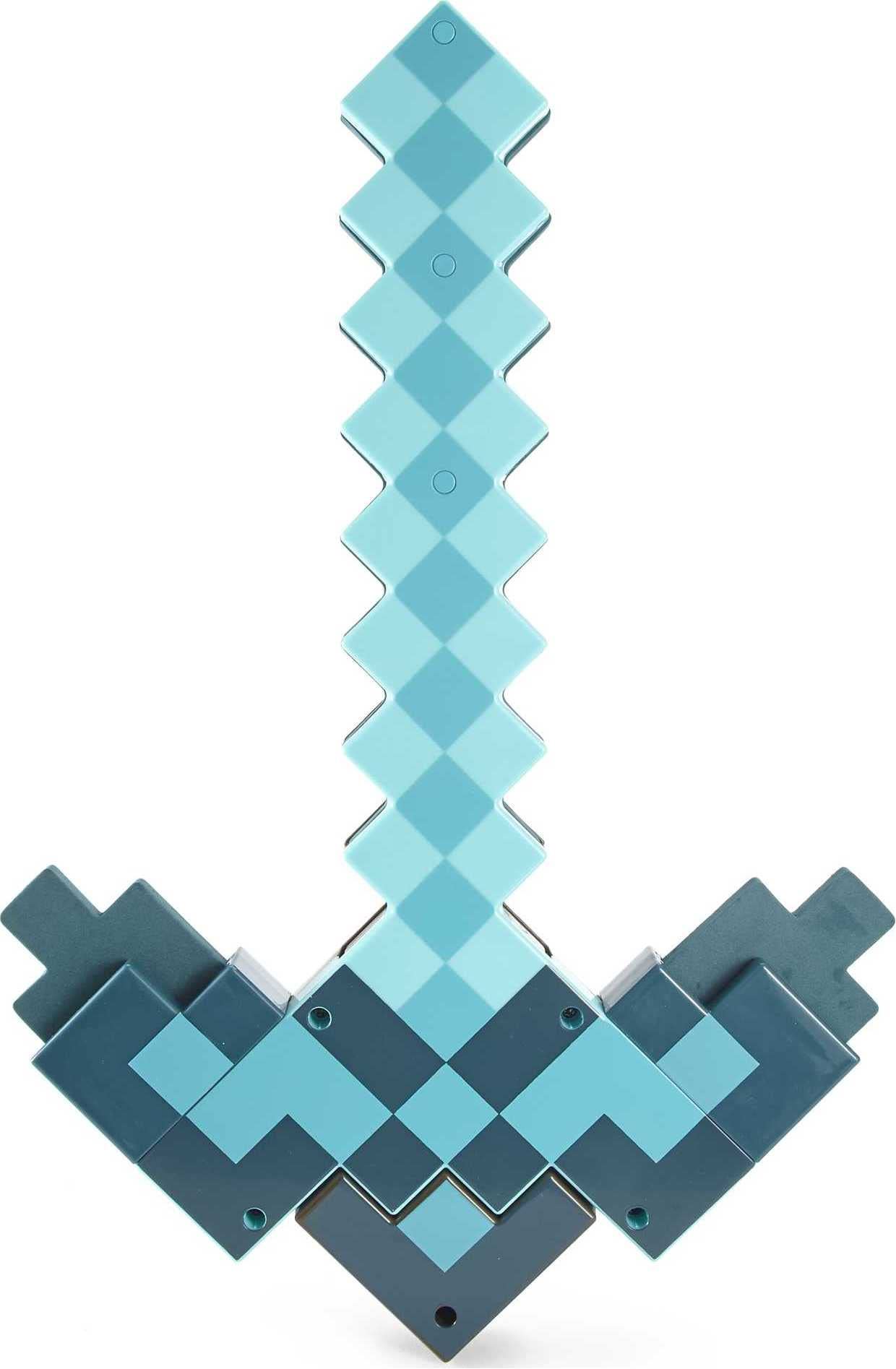 Mattel Minecraft Sword & Pickaxe Set for Kids | Dual-Action Wearable Role-Play Tool