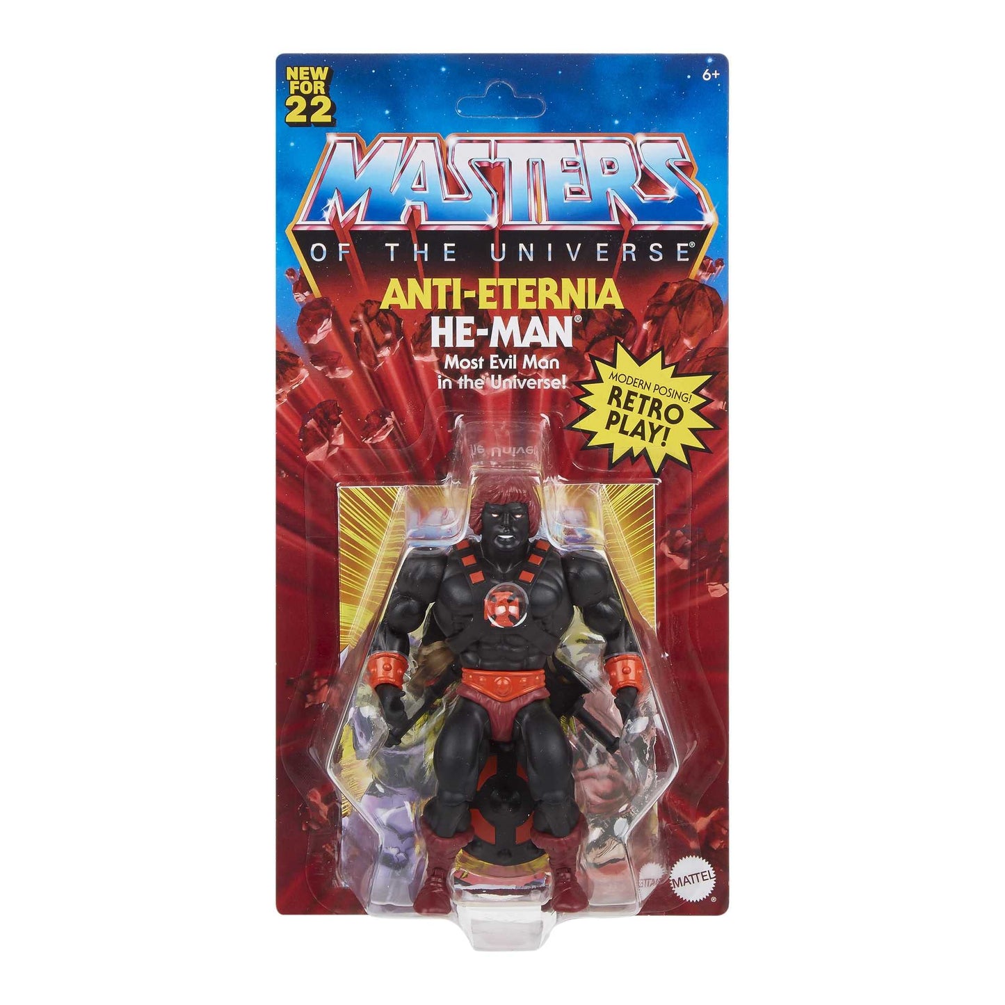 Masters of the Universe Origins Anti-Eternia He-Man Action Figure with Accessories | Collectible Gift for MOTU Fans 6+
