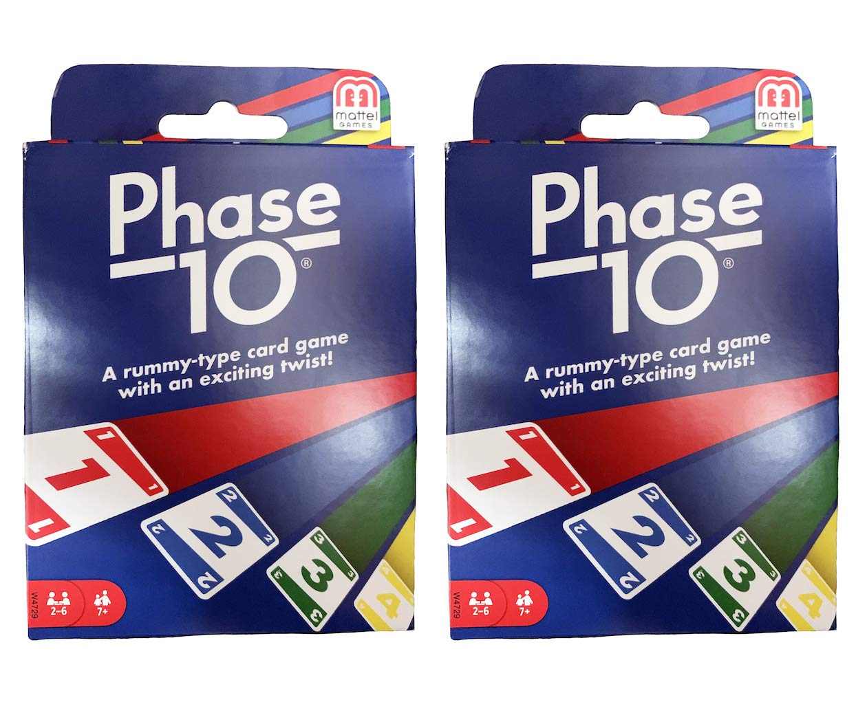Mattel Phase 10 Card Game – 2 Pack | Family Strategy & Fun (108 Cards)