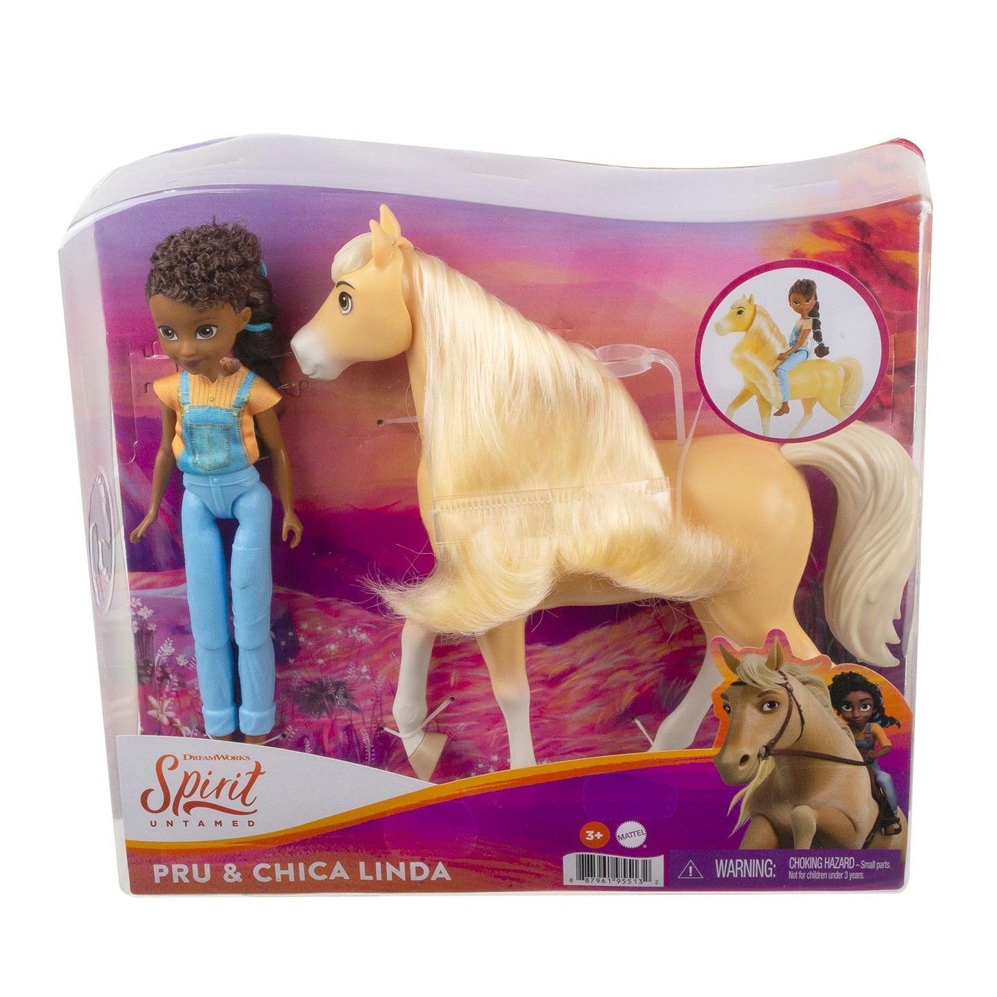 Mattel Spirit Pru & Chica Linda Doll with Horse — Spirit Untamed