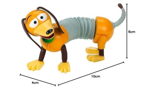 Mattel Toy Story 4 Slinky Dog Figure – 4.4 in Tall, Poseable Toy for Kids 3+