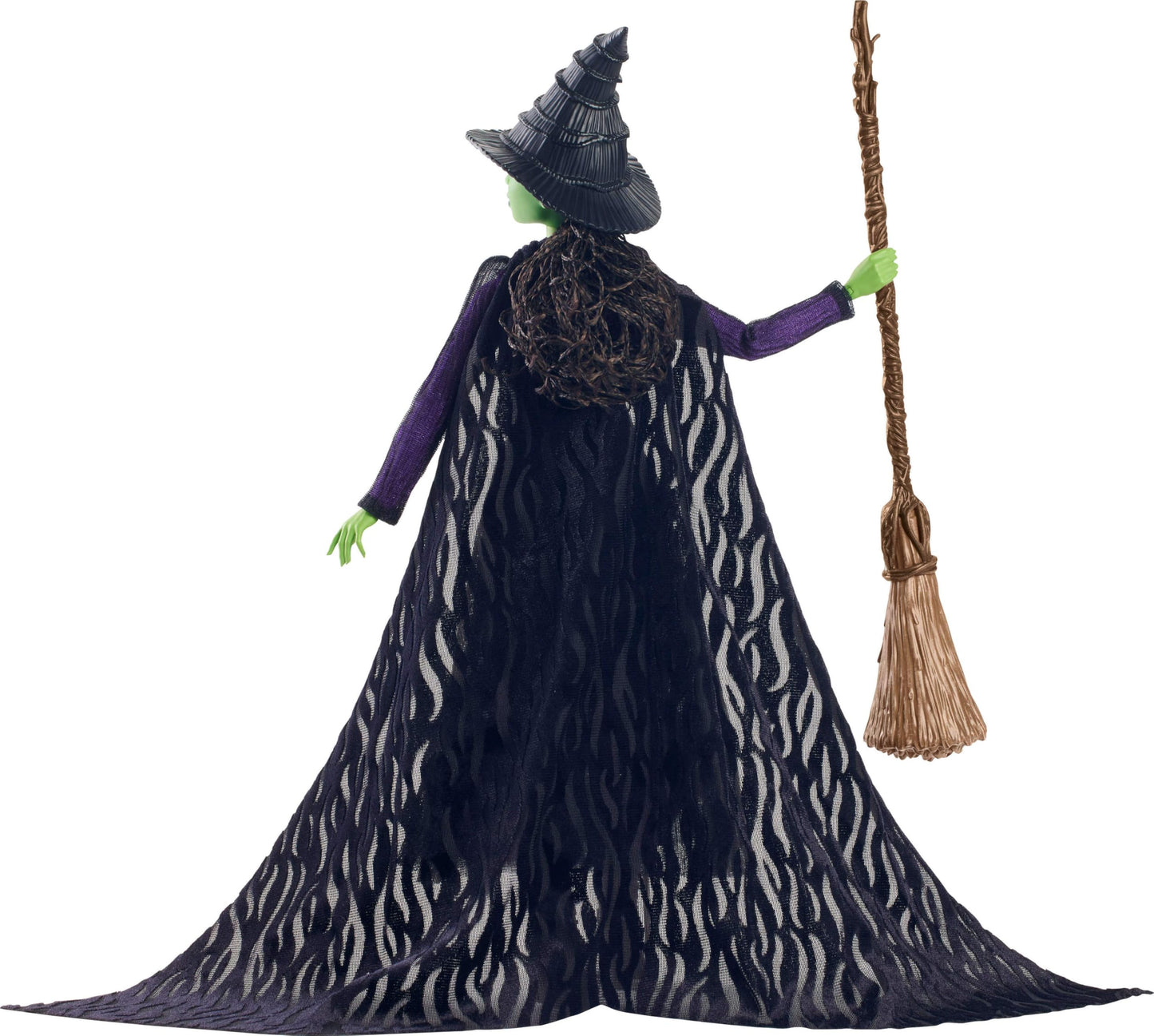 Mattel Universal Wicked Deluxe Elphaba Doll – 11-Point Articulation, Cape, Hat & Accessories