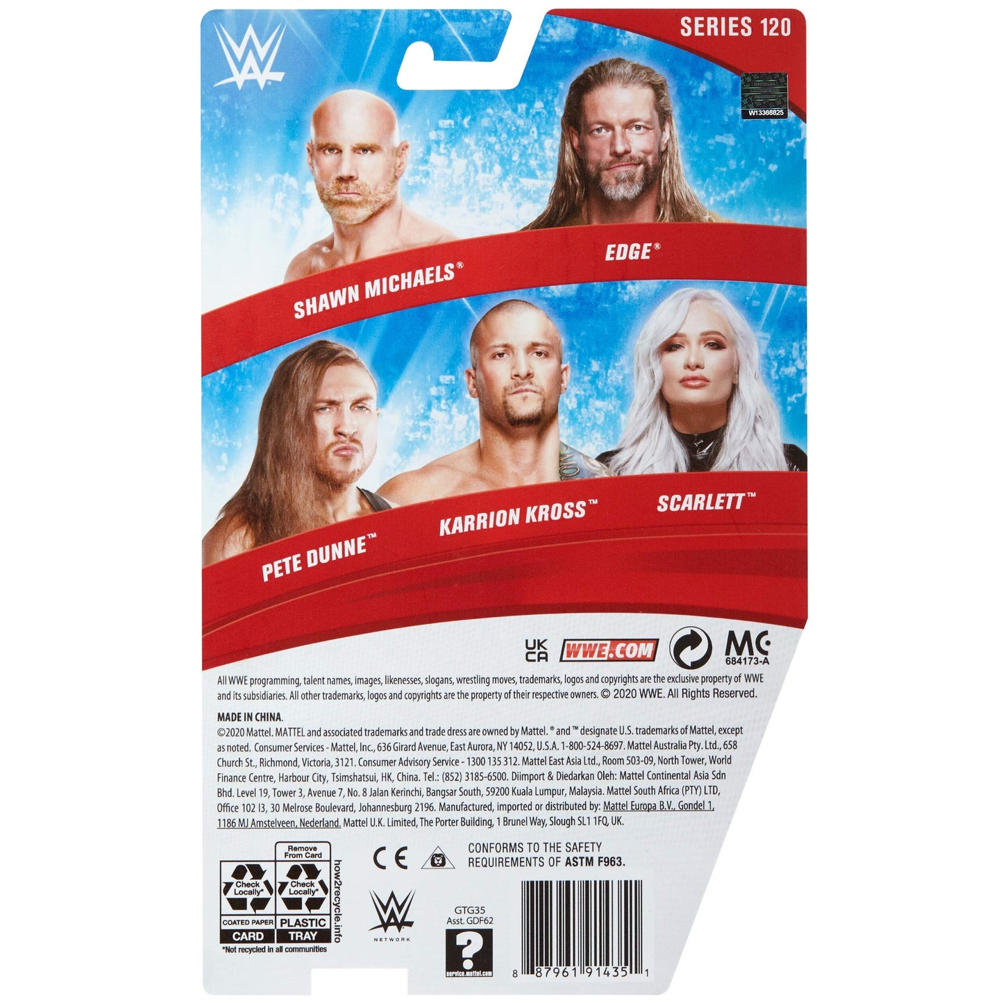 Mattel WWE Edge Series 120 Action Figure – 6-Inch Posable Collectible