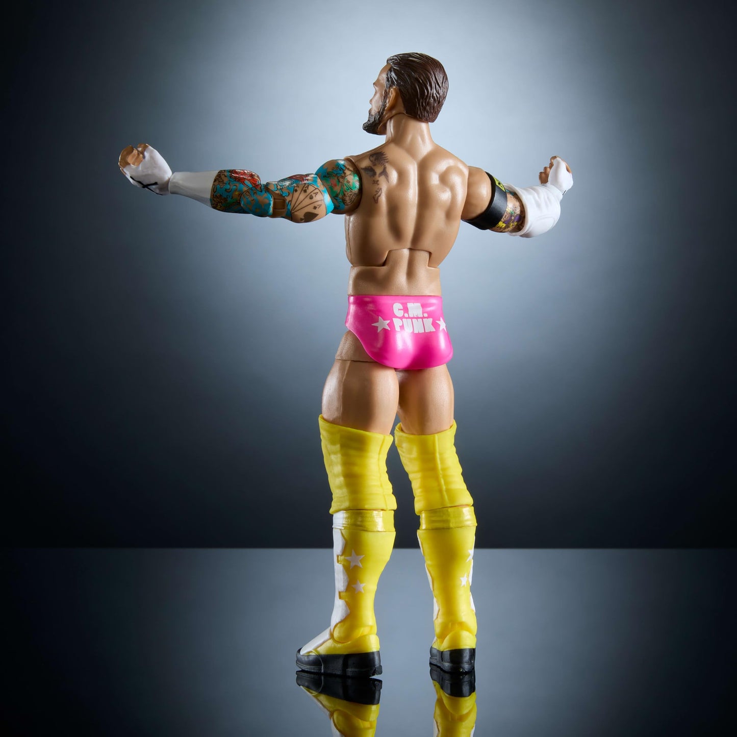 Mattel WWE Elite CM Punk Figure — 25-Point Articulation, Series 113