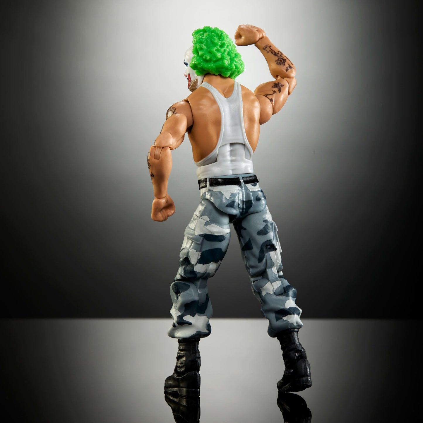 Mattel WWE Elite Collection Premium Live Event Luke Bushwhacker Action Figure + Build-A-Figure