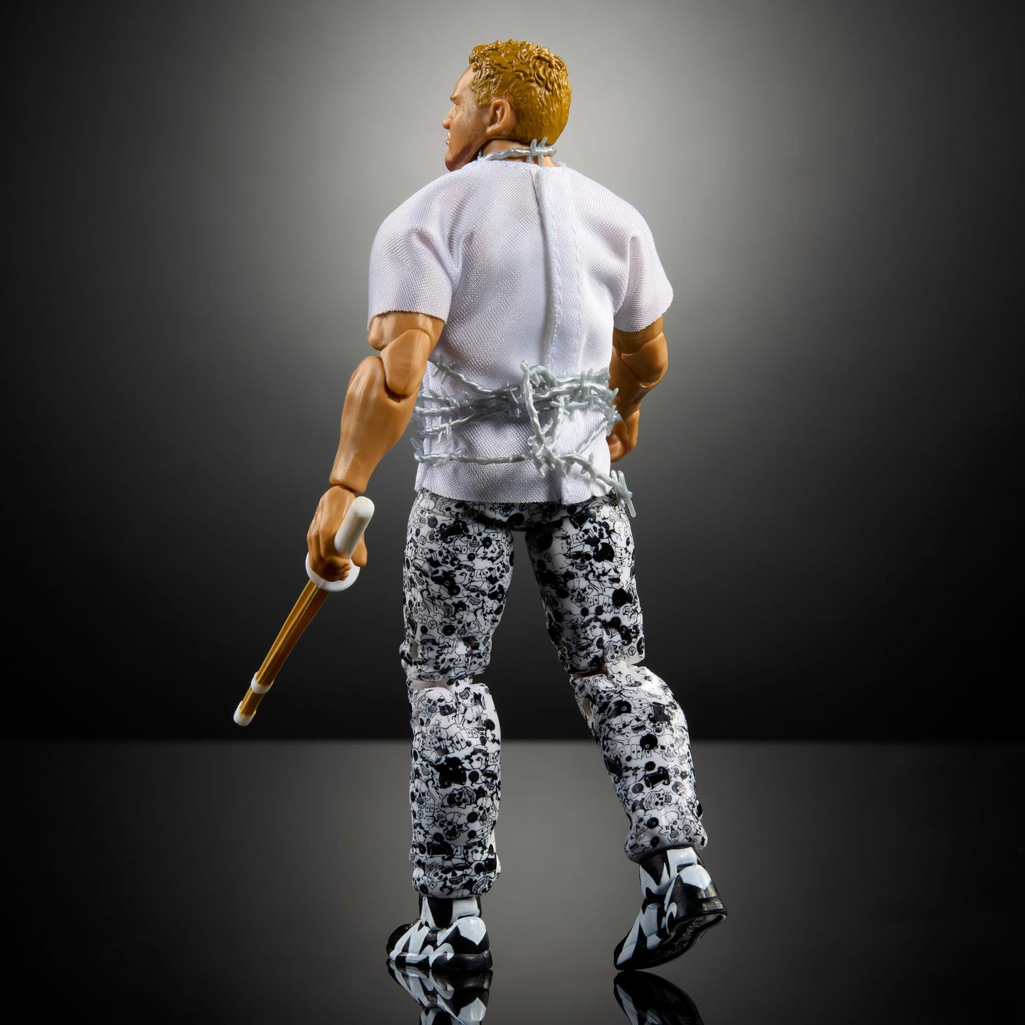Mattel WWE Elite The Sandman Figure – 6-Inch, 25-Point Articulation, TrueFX Details & Swappable Hands