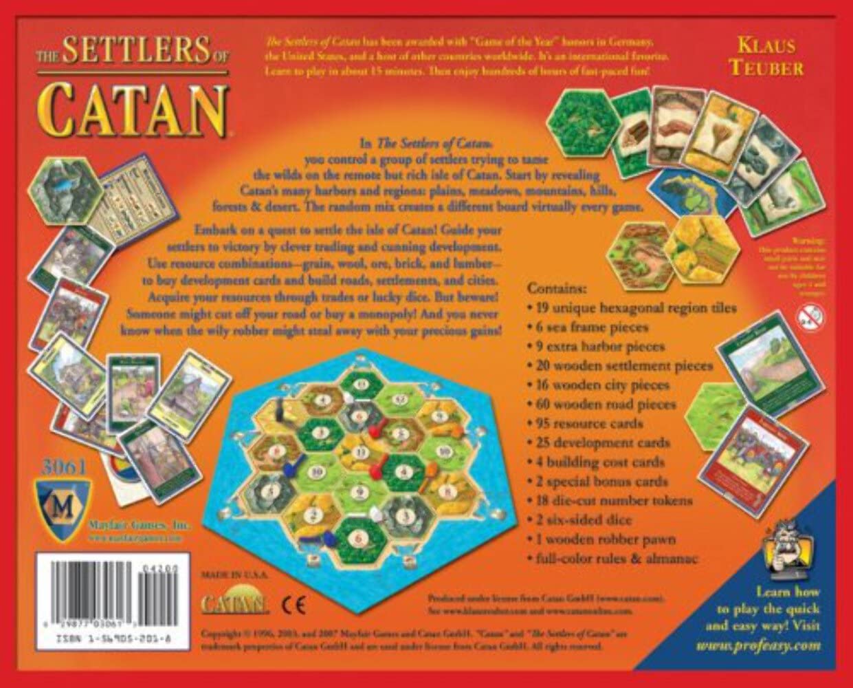 The Settlers of Catan by Mayfair Games – Strategy Board Game for 3–4 Players