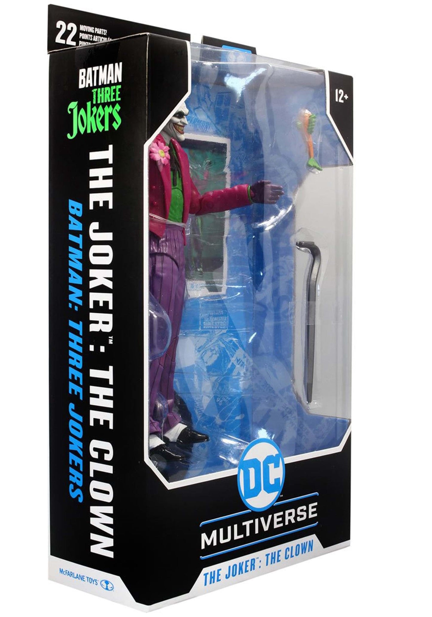 McFarlane Toys DC Multiverse The Joker: The Clown – 7-Inch Figure with Joker Fish, Crowbar & Base