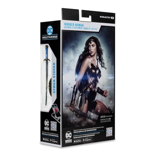 McFarlane Toys DC Multiverse Wonder Woman 7in Action Figure – Batman v Superman: Dawn of Justice