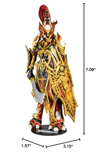 McFarlane Toys Mandarin Spawn Designer Edition 7-Inch Action Figure – 22 Moving Parts + Accessories