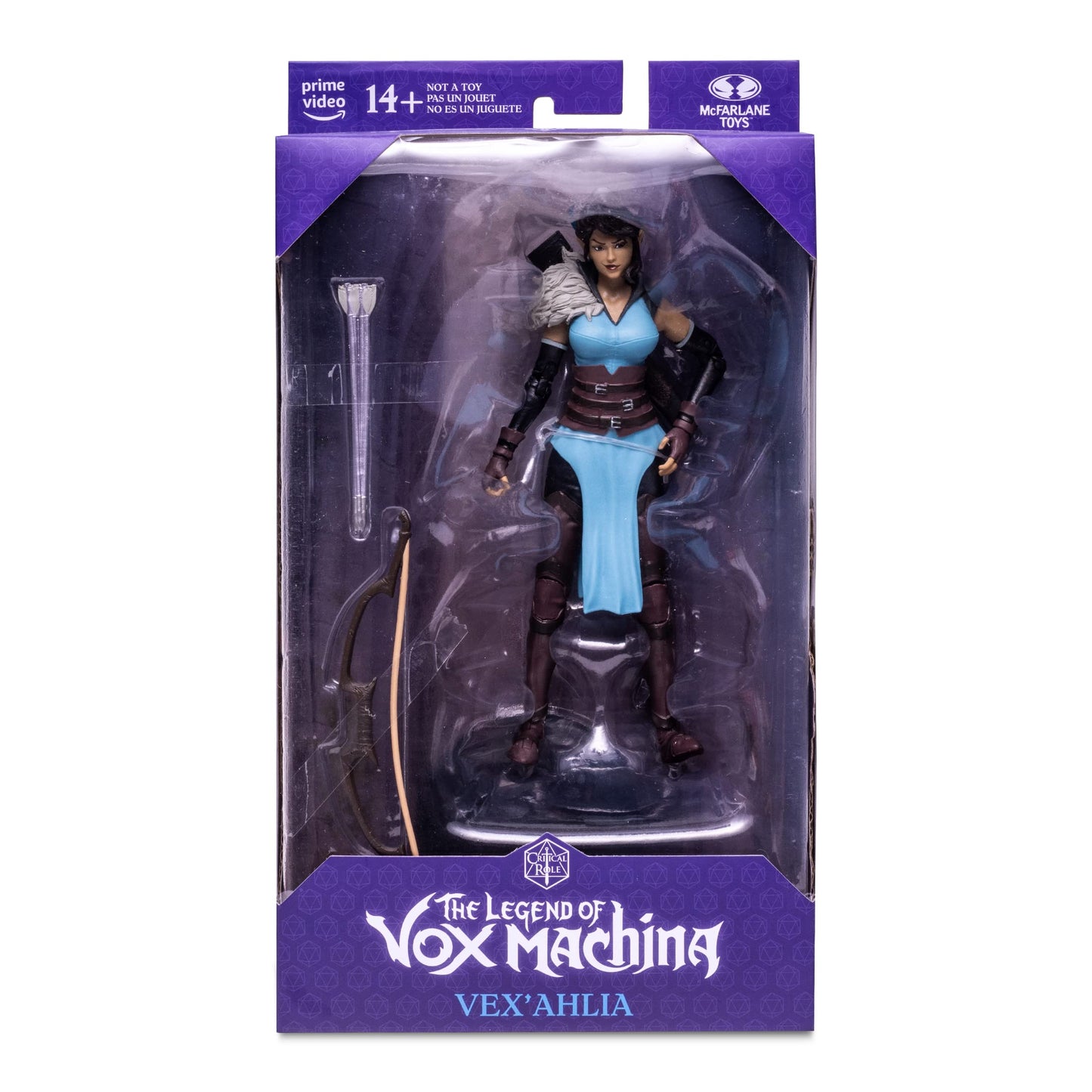 McFarlane Toys: Vex'ahlia Figure from Critical Role Vox Machina – 7-Inch Action Figure + Accessories