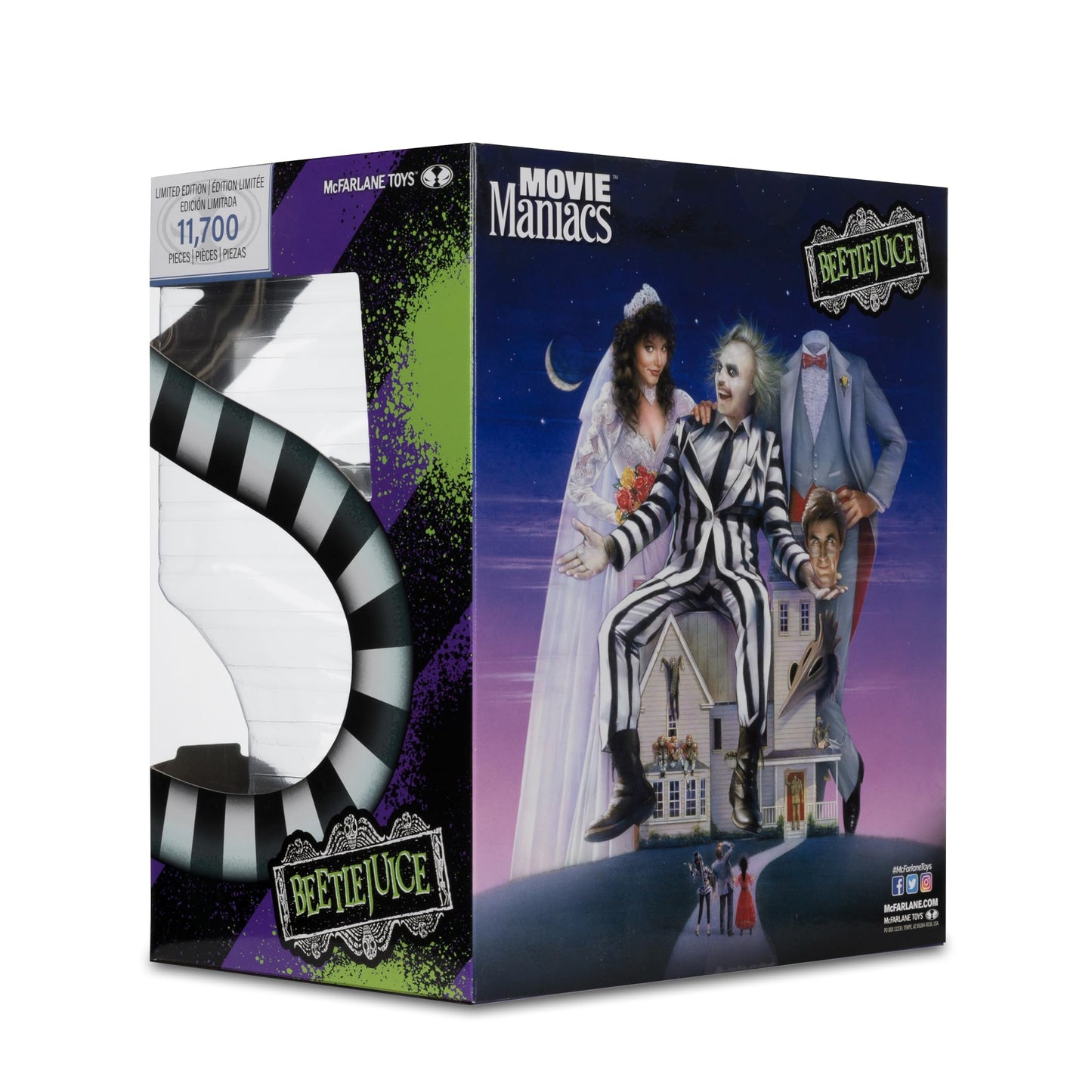 McFarlane Toys Beetlejuice 6in Posed Figure – Movie Maniacs Collection