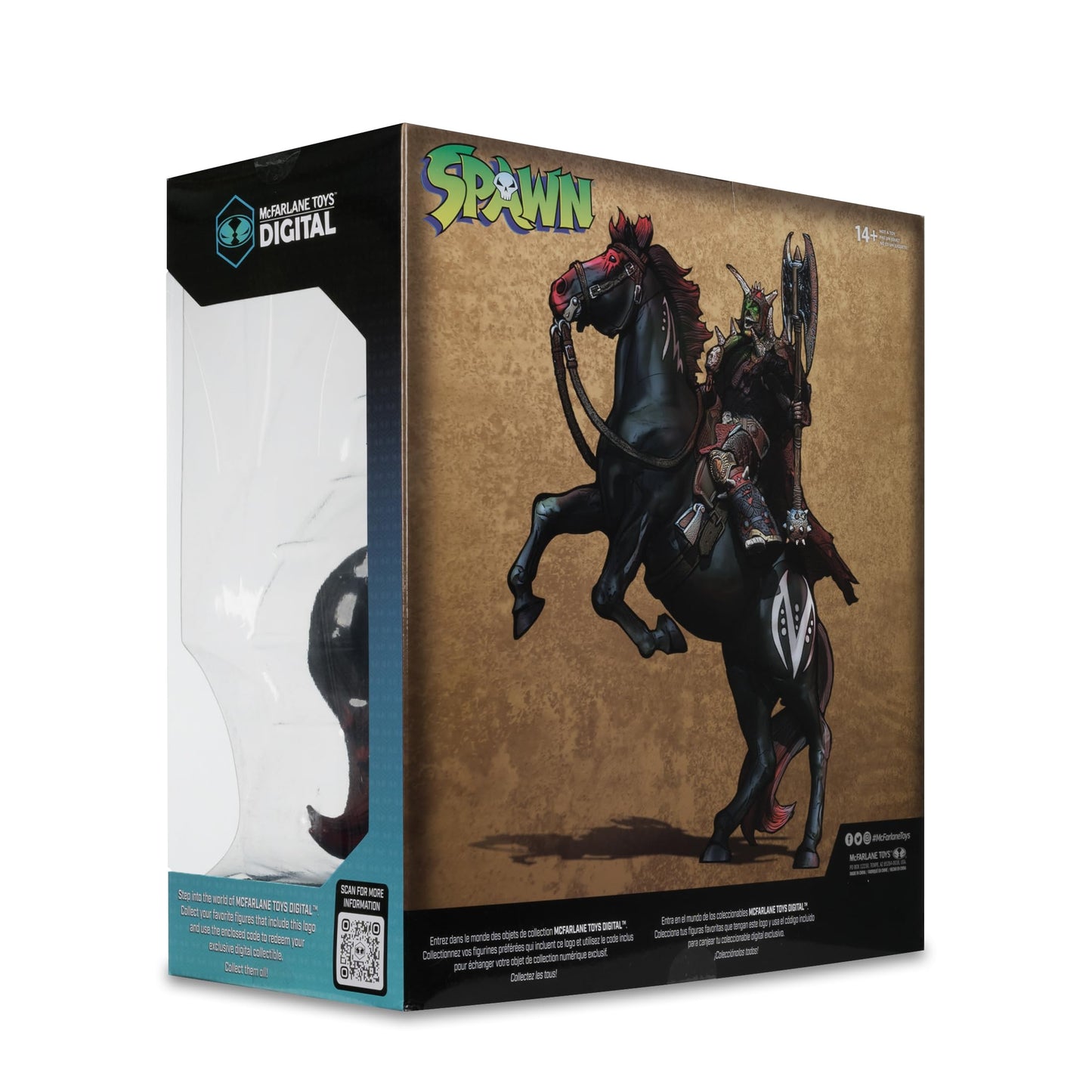 McFarlane Toys Bloodaxe with Horse – Spawn: The Dark Ages 7-Inch Figure & Horse | Digital Collectible
