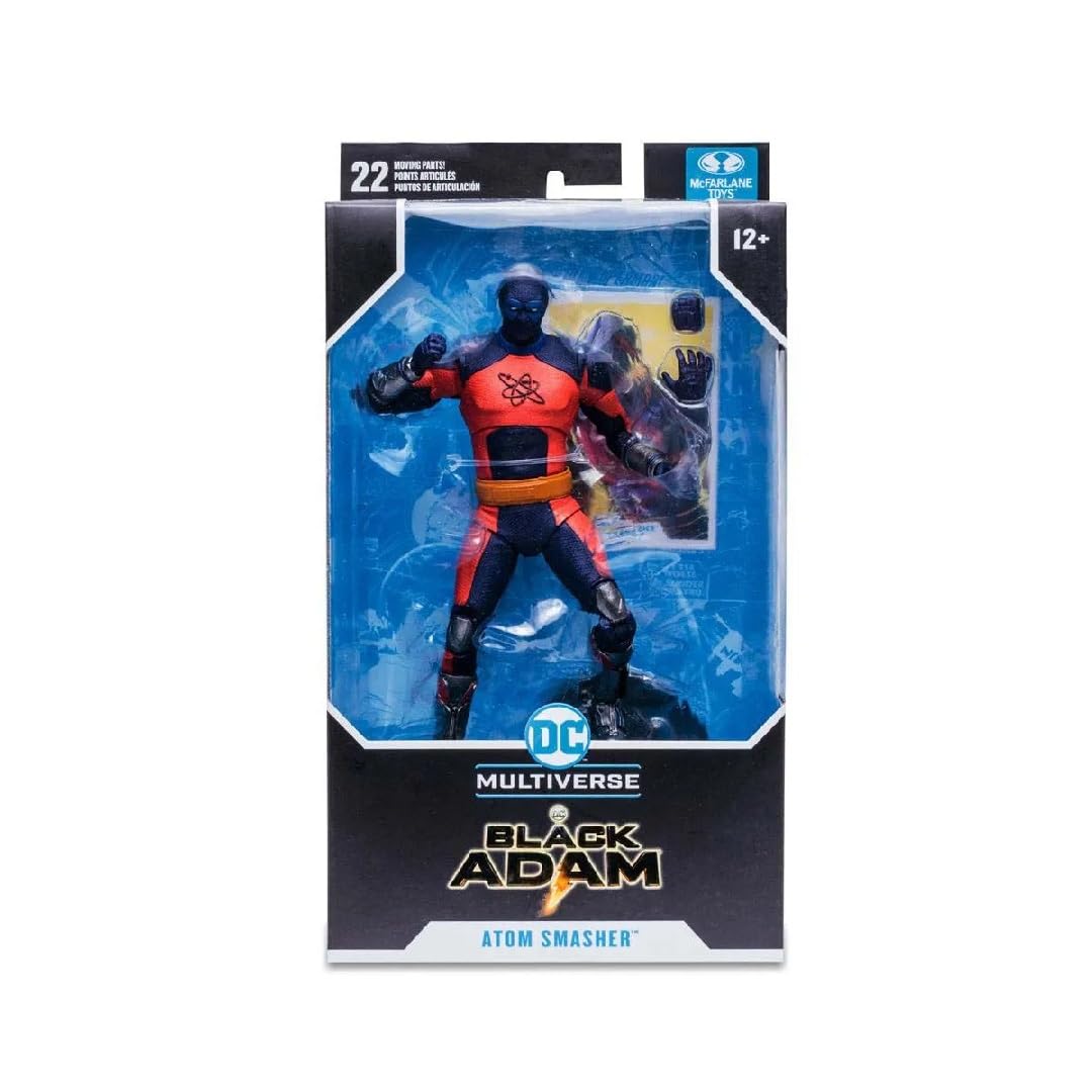 McFarlane Toys DC Black Adam Atom Smasher 7-Inch Figure | Ultra Articulation & Accessories