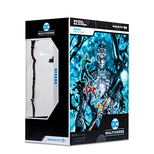 McFarlane Toys DC MegaFig WV3 NEKRON – Ultra-Articulation & Scythe