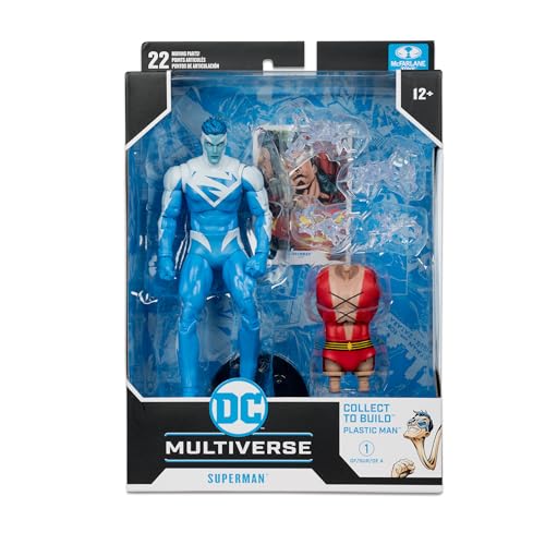 McFarlane Toys DC Multiverse Superman (JLA) 7-Inch Build-A Figure | Collectible Action Figure