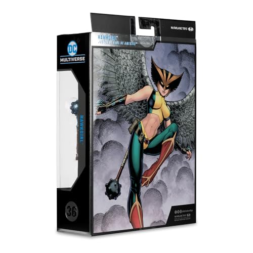 McFarlane Toys DC Multiverse Hawkgirl (Justice League of America) 7in Action Figure – Collector Edition #36