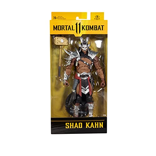 McFarlane Toys Mortal Kombat Shao Kahn (Platinum Kahn) 7\" Action Figure