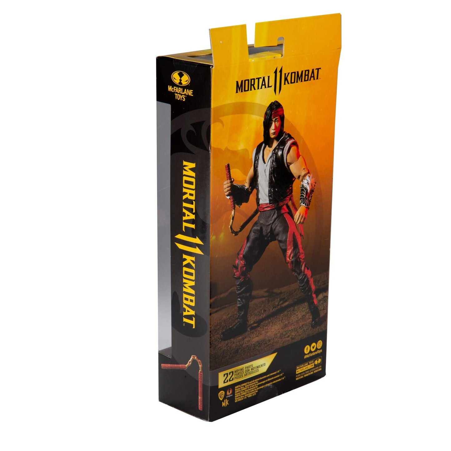 McFarlane Toys Mortal Kombat Liu Kang 7-Inch Action Figure | Ultra Articulation & Art of Wu Shu Skin