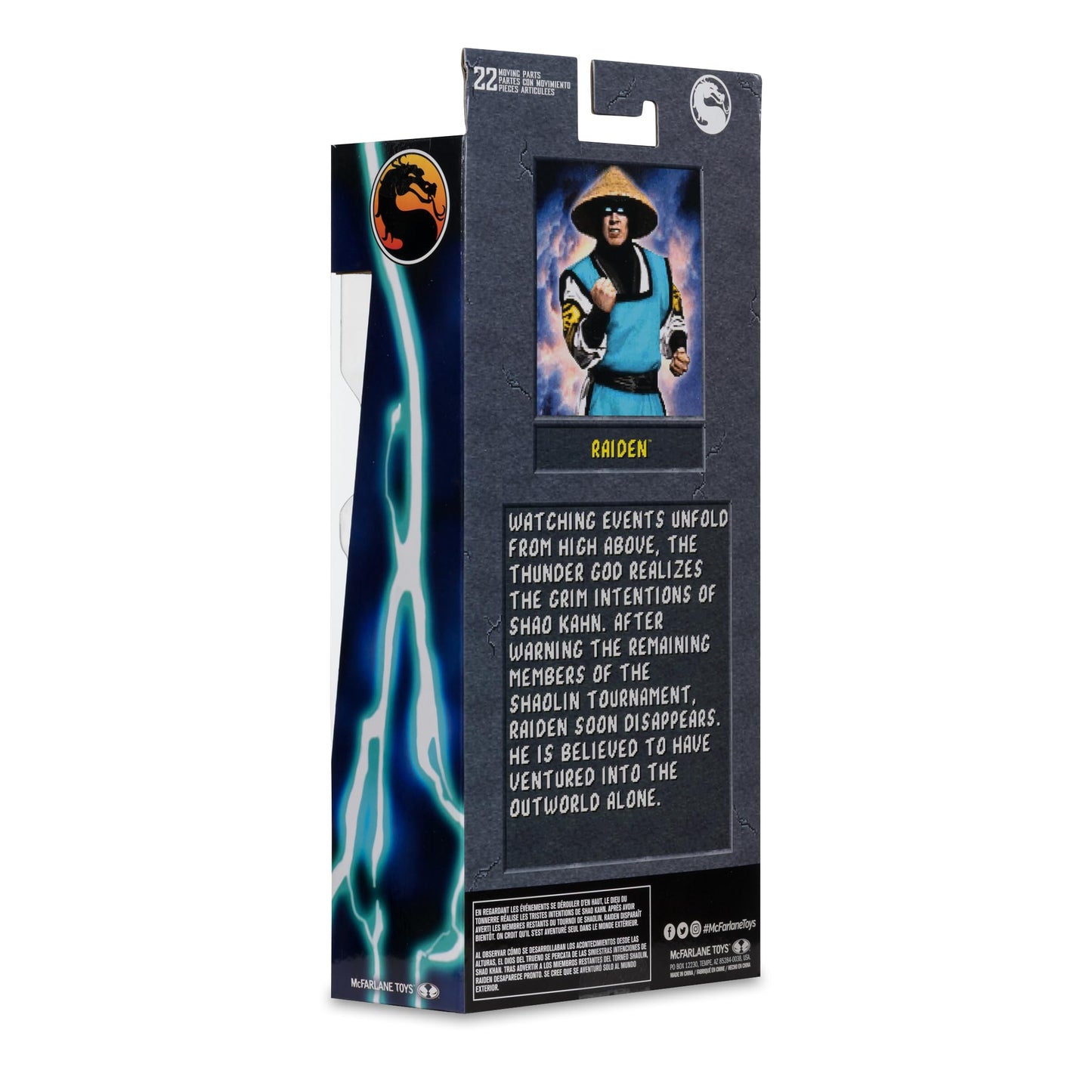 McFarlane Toys Mortal Kombat Klassic Raiden 7in Action Figure