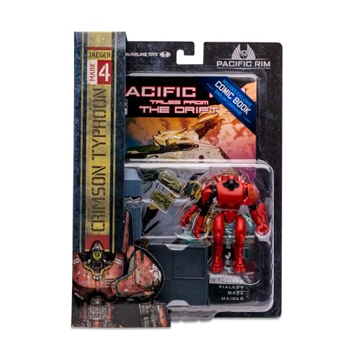 McFarlane Toys Pacific Rim Crimson Typhoon 4-In Figure Playset + Comic