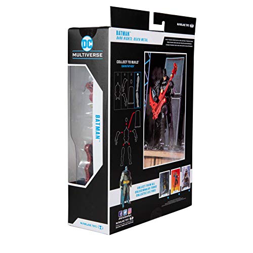 McFarlane Toys DC Multiverse Batman 7-Inch Action Figure | Death Nights: Death Metal Build-A Darkfather