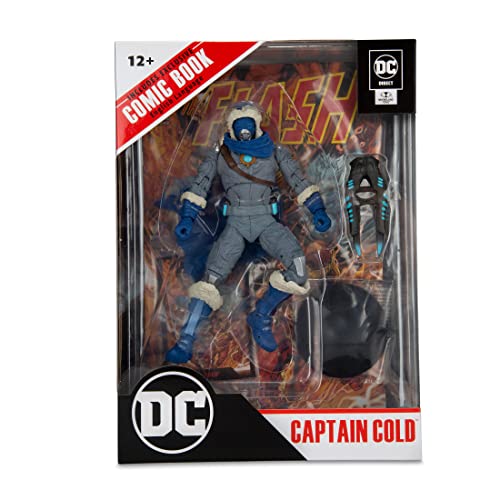 McFarlane Toys DC Direct 7-Inch Captain Cold Figure with Comic – The Flash WV2