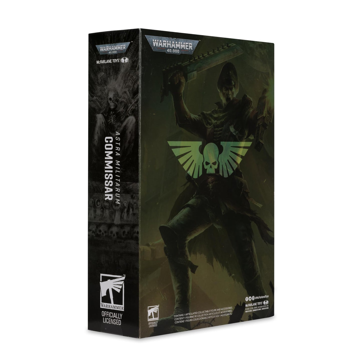 McFarlane Toys Warhammer 40,000 Commissar 7in Figure – Ultra Articulation & Window Box