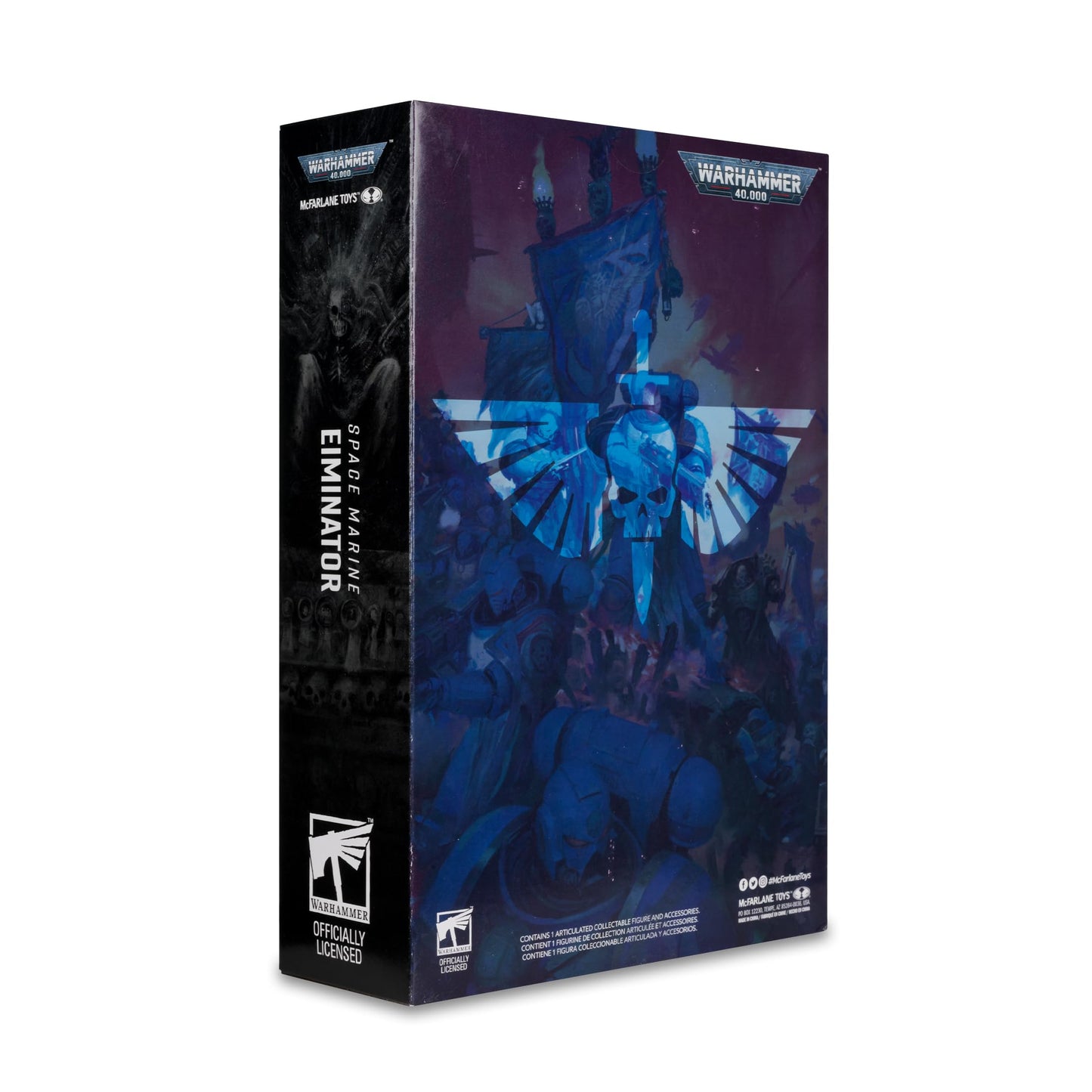 McFarlane Toys Warhammer 40,000 Eliminator Space Marine 7 Inch Figure - Collectible Miniature