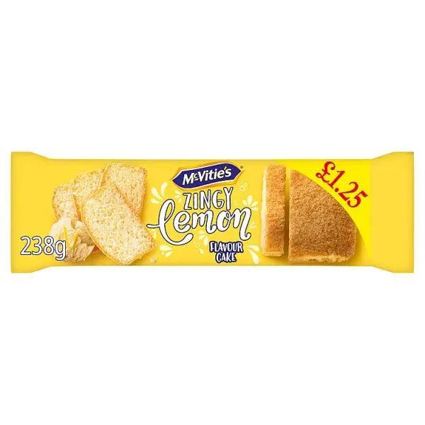 McVitie's Zingy Lemon Flavour Cake (Case of 8)
