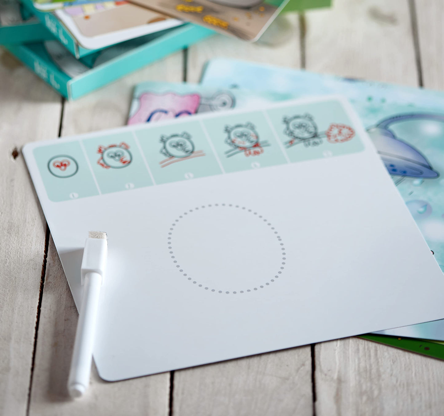MD CREATIVE Drawing with Alphabet: ABC Tracing & Handwriting Toys for Preschool (Ages 3–6)