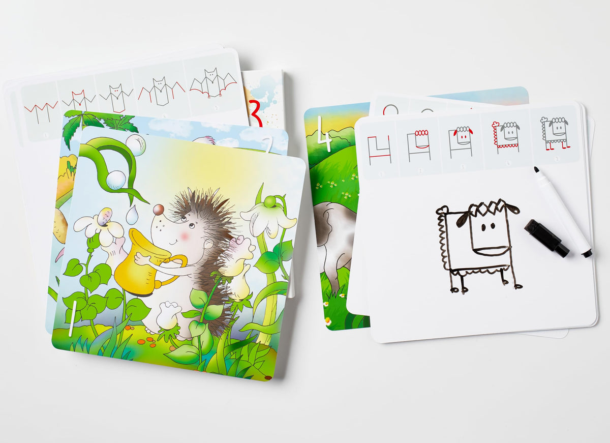 MD CREATIVE Learning Activity: Drawing with Numbers for Kids 3-6