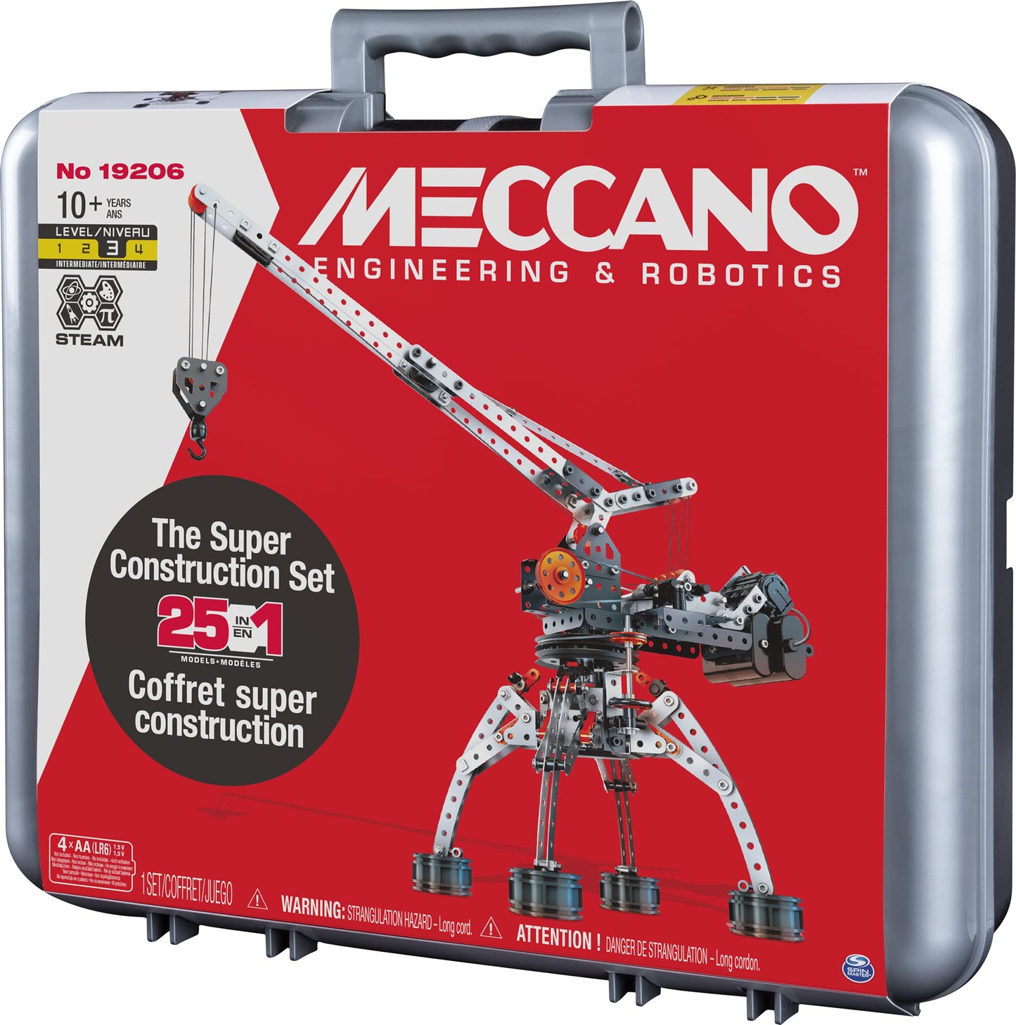 MECCANO Super Construction 25-in-1 Motorized Building Set | 638 Parts for Ages 10+