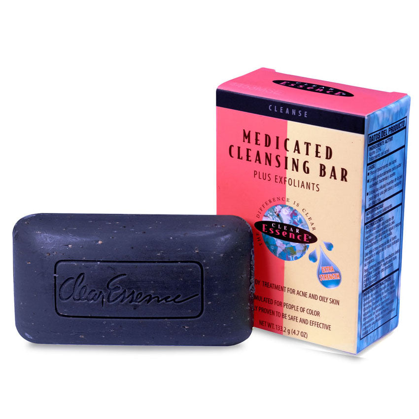 Clear Essence Medicated Cleansing Bar Deep Cleansing & Acne Treatment for Oily & Acne-Prone Skin 4.7 oz