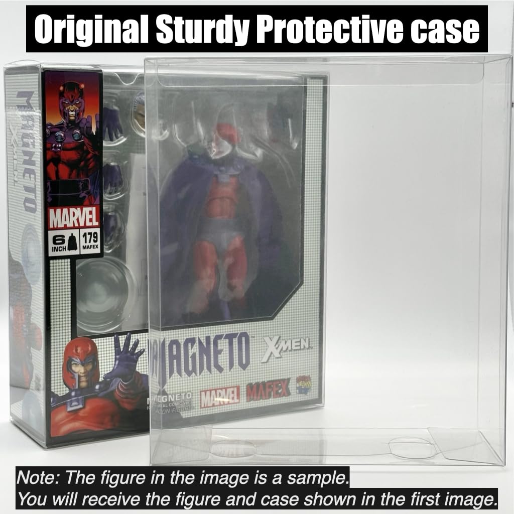 MEDICOM TOY MAFEX No. 245 Spider-Man Integrated Suit – Sturdy Clear Case for Shipping
