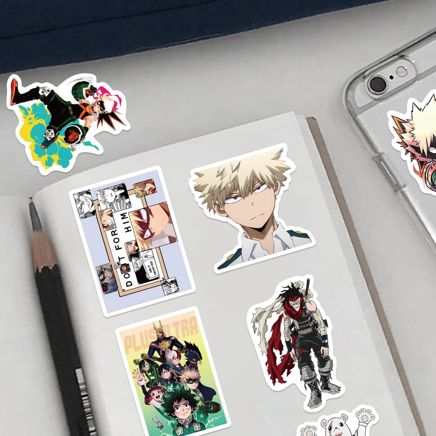 Meet Holiday 50pcs My Hero Academia Stickers – Waterproof Vinyl Decals for Laptops, Phones & More