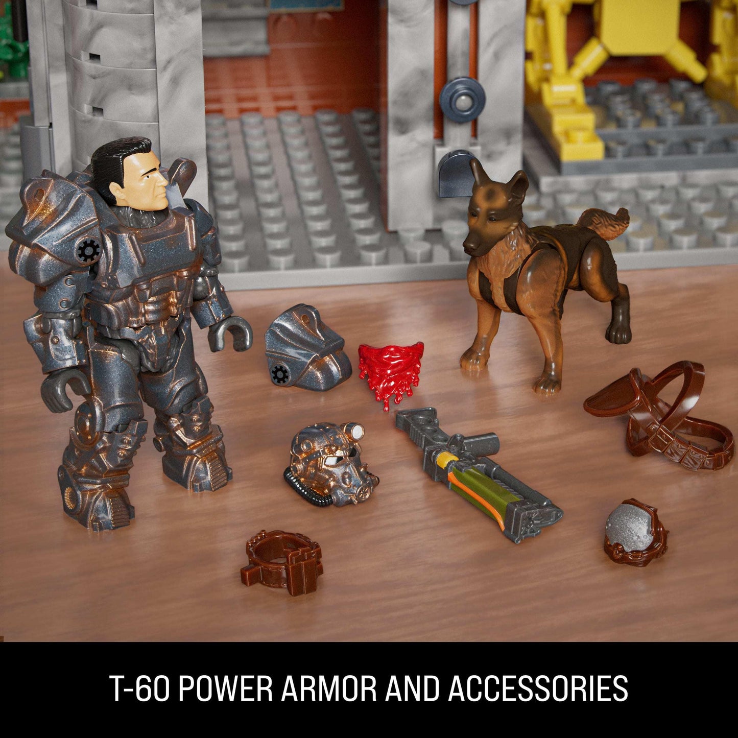 MEGA Fallout Red Rocket Truck Stop – 824-Piece Buildable Set with Sole Survivor & Dogmeat