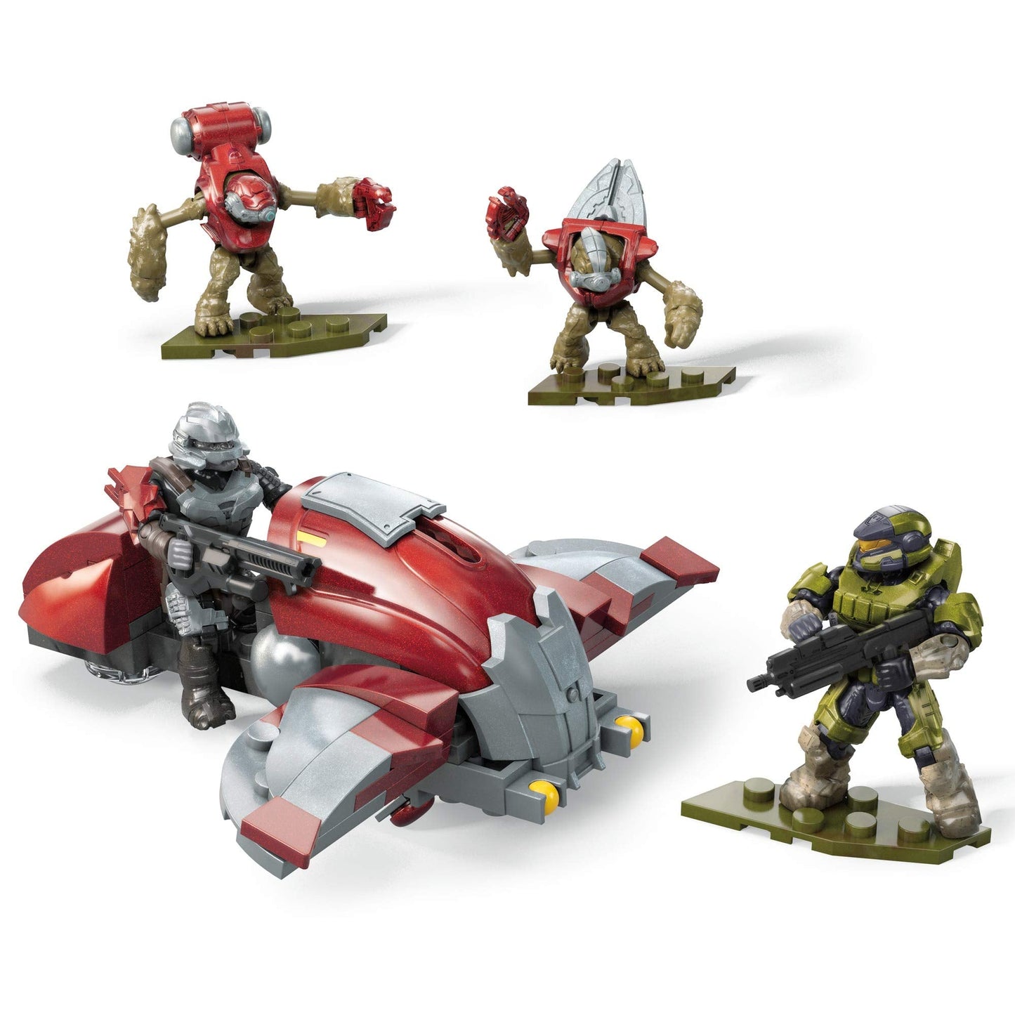 Mega Construx Halo Hijacked Ghost Vehicle – Halo Infinite Construction Set | Mega Brands
