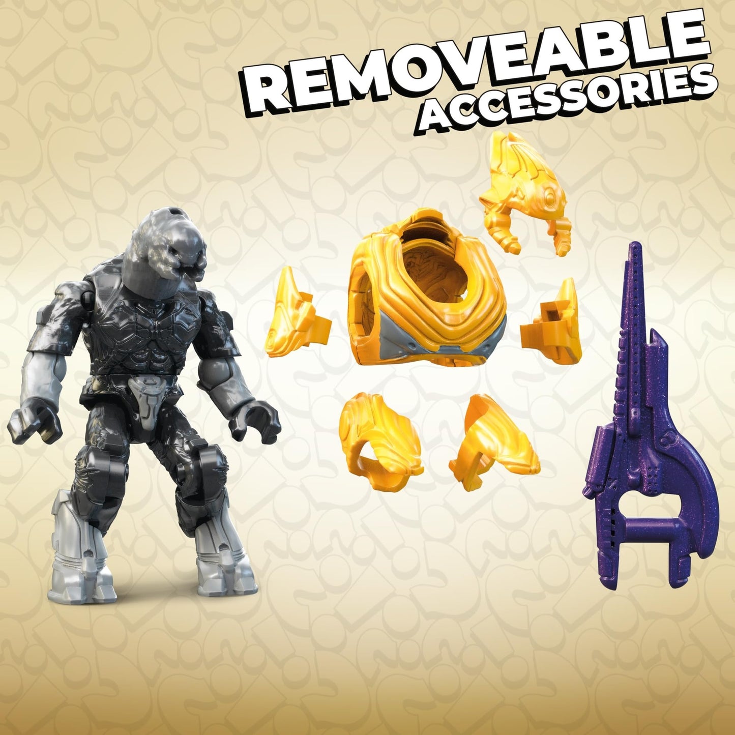 MEGA Halo Series 3 Action Figures – Poseable Micro Figures with Stands | Mega Brands