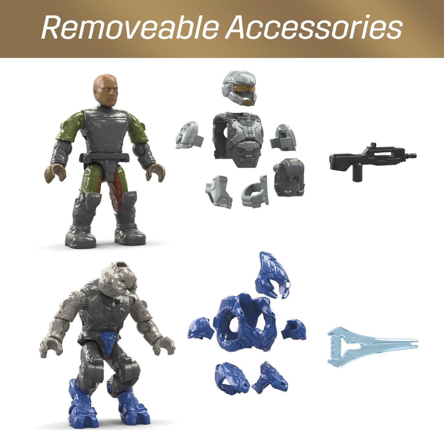 MEGA Halo Ghost of Requiem Building Set – 135 Pieces, 4 Micro Figures | Mega Brands