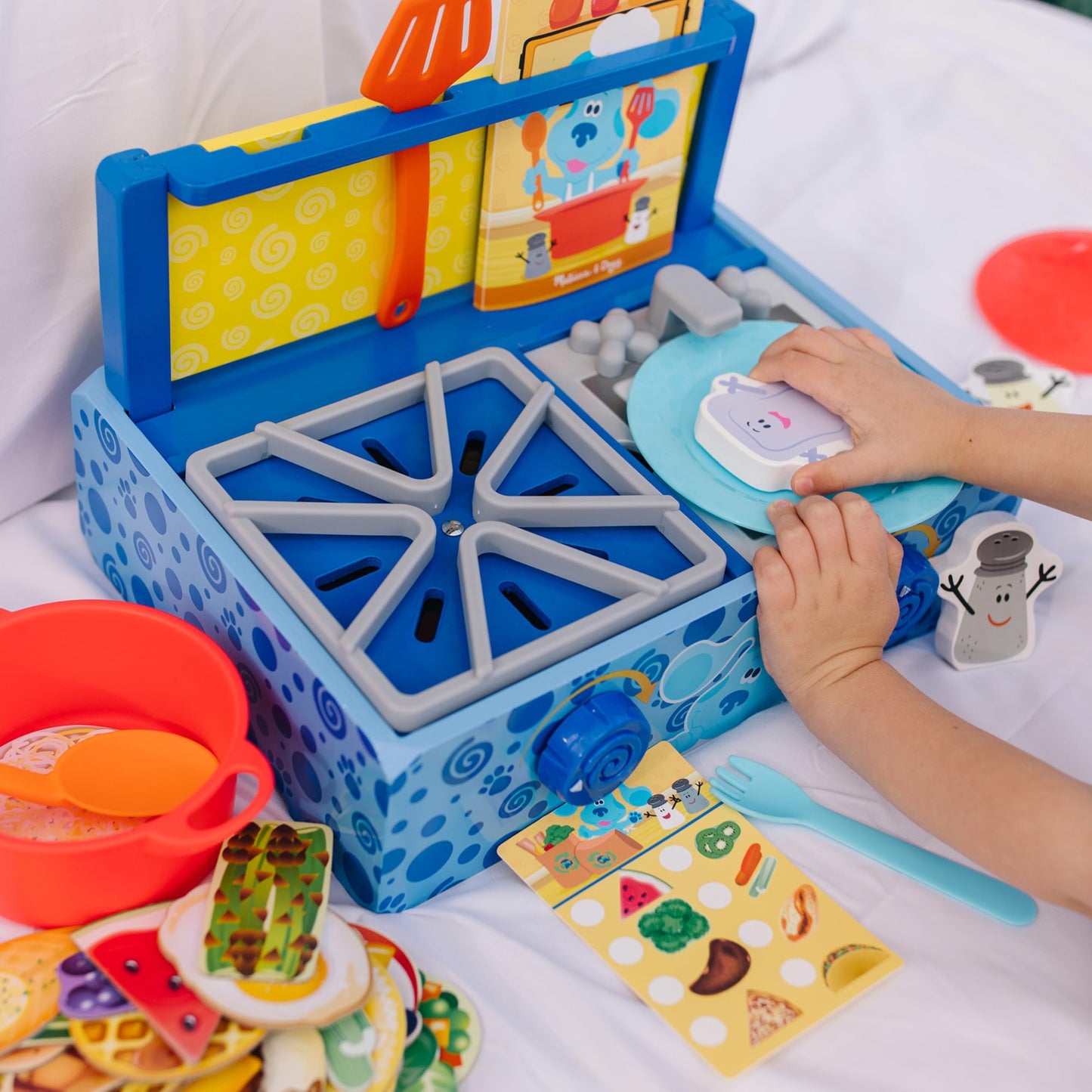Melissa & Doug Blue's Clues & You! Wooden Cooking Play Set - 42 Pieces