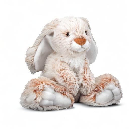 Melissa & Doug Burrow Bunny Plushie – 9-Inch Soft Plush with Floppy Ears & Big Feet