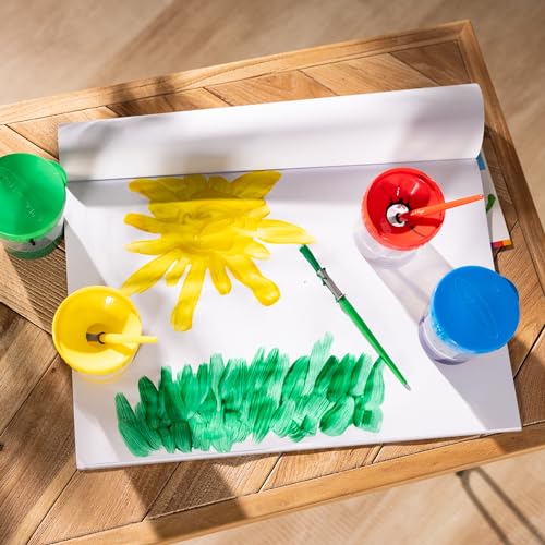 Melissa & Doug Finger Paint Paper Pad (12 x 18 inches, 50 Sheets per Pad, 2-Pack) – FSC Certified