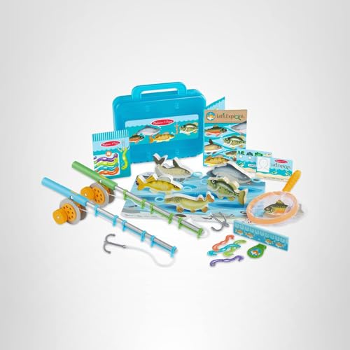 Melissa & Doug Let's Explore Fishing Play Set – 21 Pieces, FSC Certified